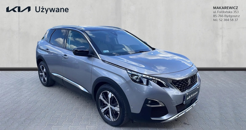 Peugeot 3008 cena 98900 przebieg: 93300, rok produkcji 2019 z Bydgoszcz małe 529